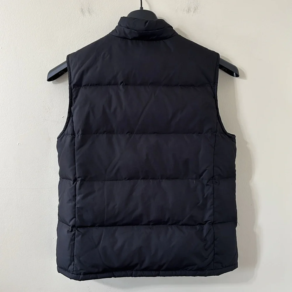GAP Black Puffer Down Vest Size Small - Picture 7 of 9